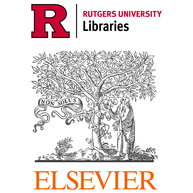 Rutgers University Libraries and Elsevier logos