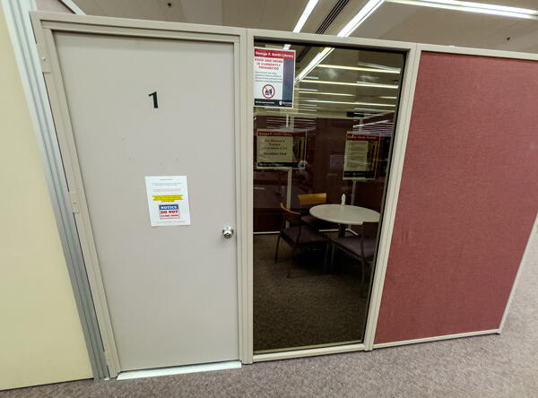 Doorway to Room 1