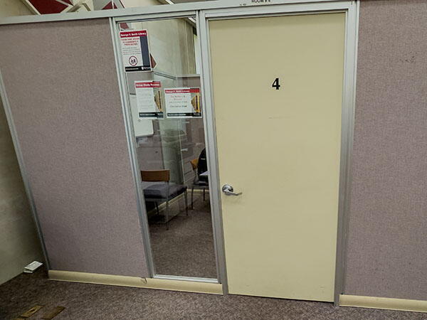 Exterior View of Smith Study Room 4