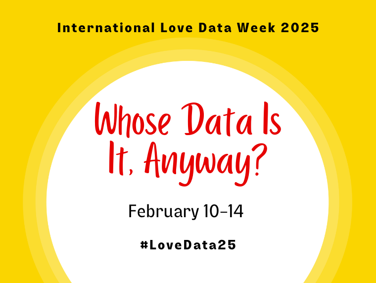 Data week events: Whose Data is it, Anyway?