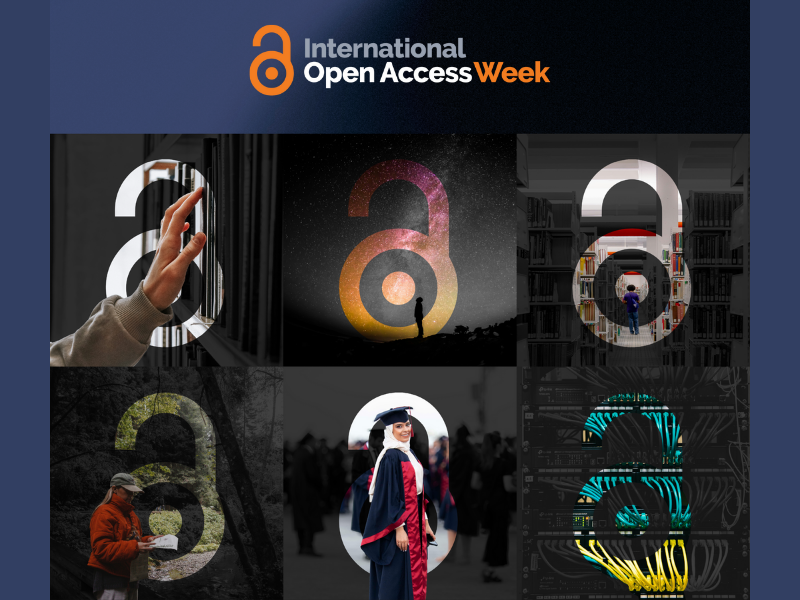 Decorative poster image for Open Access Week.