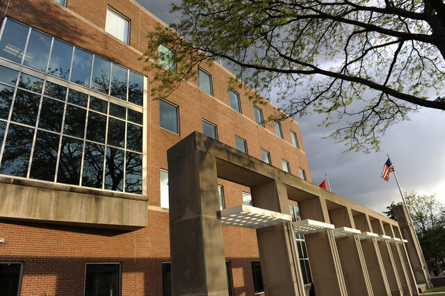 Exterior of Alexander Library