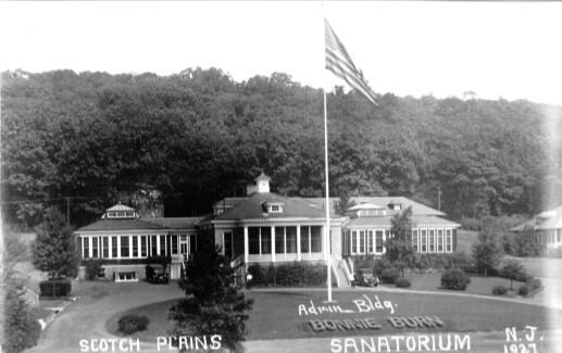 Postcard from the Bonnie Burn Sanatorium, Scotch Plains NJ 1927