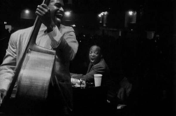 Count Basie and bassist performing
