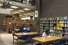 Interior of the Math and Physics Library