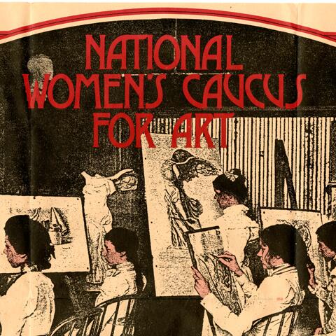 Flyer for the National Women's Caucus for Art