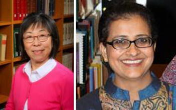 Kayo Denda, at left, and Triveni Kuchi, at right