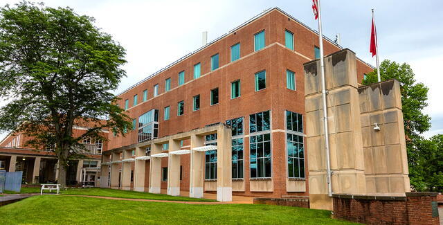 Alexander Library building in New Brunswick