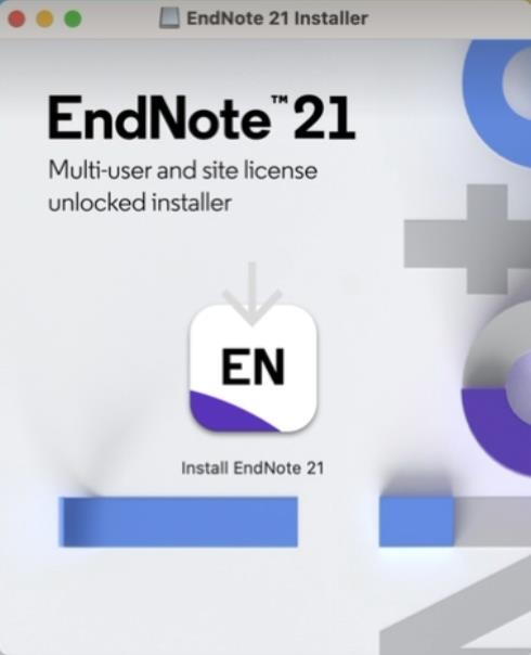 EN icon with label Install EndNote 21