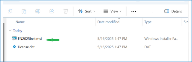 folder with endnote files