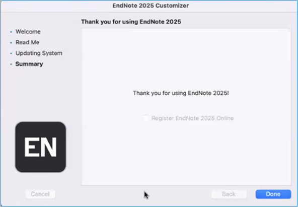 Installer: Summary