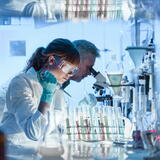 people in a lab