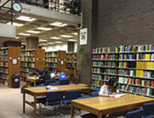 Interior of the Math and Physics Library