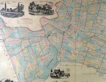 Farm map of Hillsboro, Somerset County, NJ 1860
