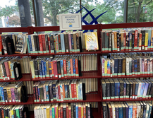 The recreational reading collection at the Carr Library