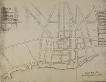 Early map of New Brunswick, NJ