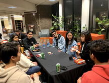 game and puzzle night at Robeson Library